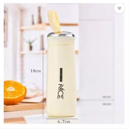 BPA Free 400ml Glass Water Bottle with Protective Shell – Portable Tumbler