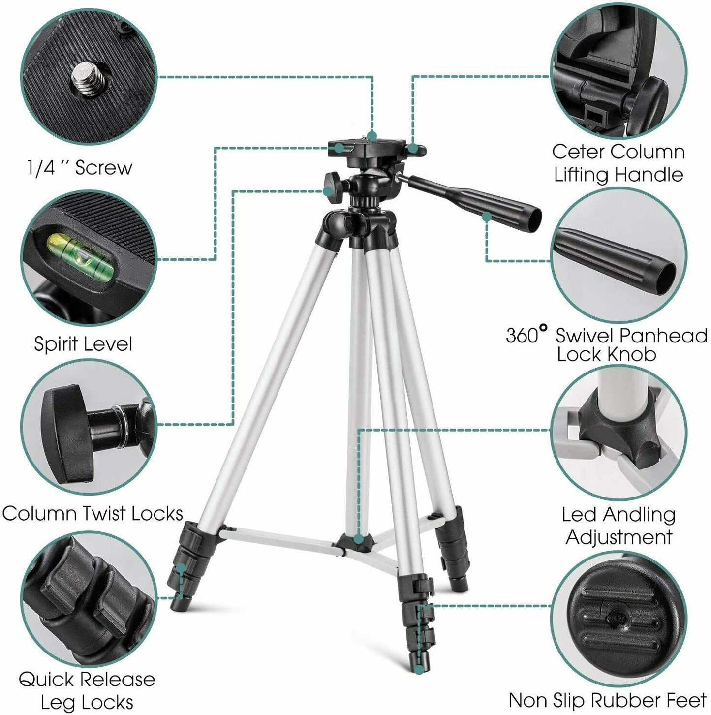 3110 Tripod Stand 3.5ft Pack of 3