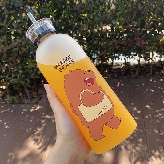 We Bare Bears Panda Water Bottle 1000ml