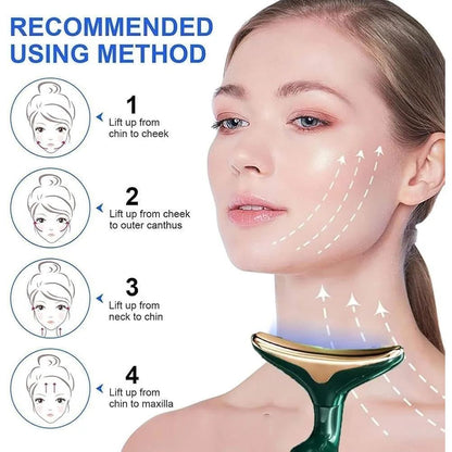 3-in-1 Face Slimming & Uplift Wand – Thermal Vibration Beauty Massager