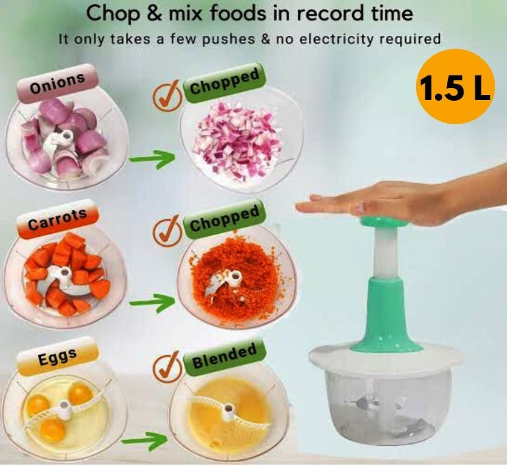 1.5L Manual Food Chopper