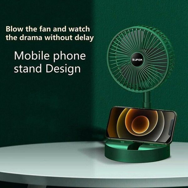 Rechargeable Telescopic Folding Table Fan