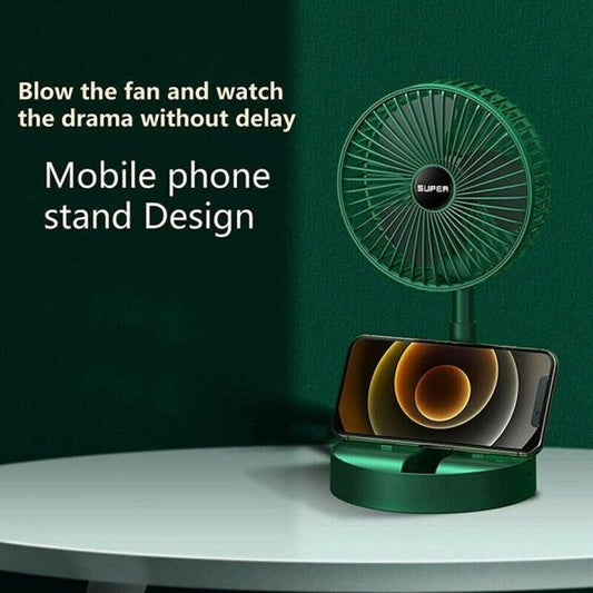 Rechargeable Telescopic Folding Table Fan