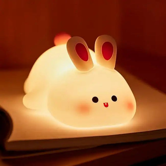 Silicone Rabbit Night Lamp